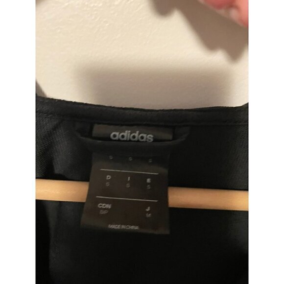 Adidas Activewear Jackets Men's Medium Black & White Essentials 3-Stripes Woven - Picture 8 of 8